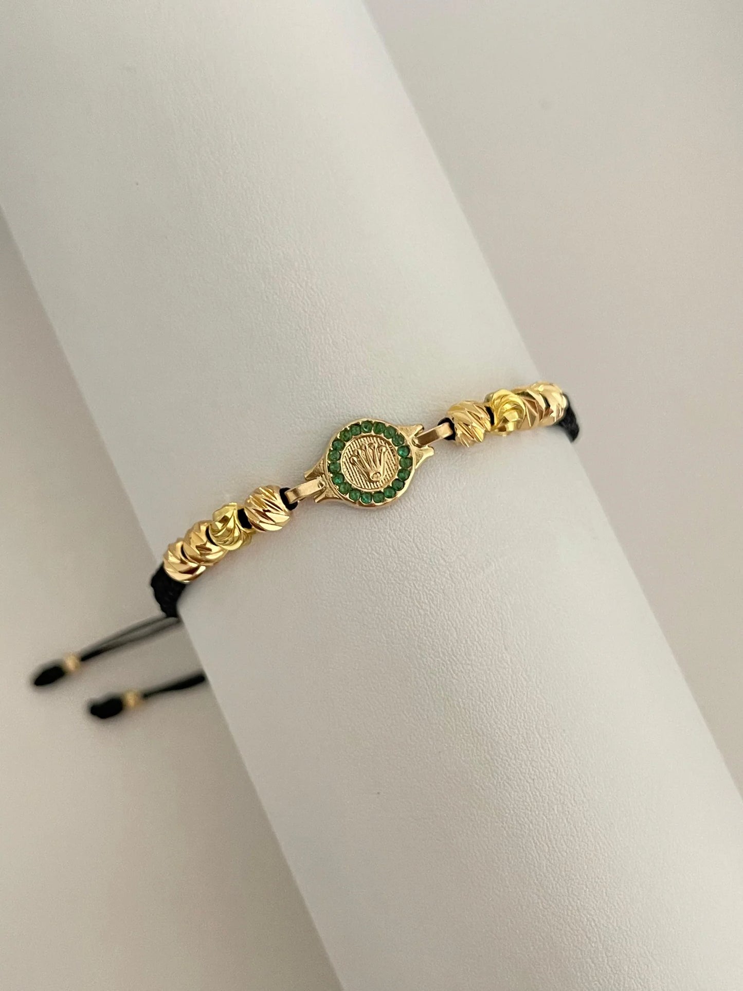 Pulsera Rlx verde peq (5mm)