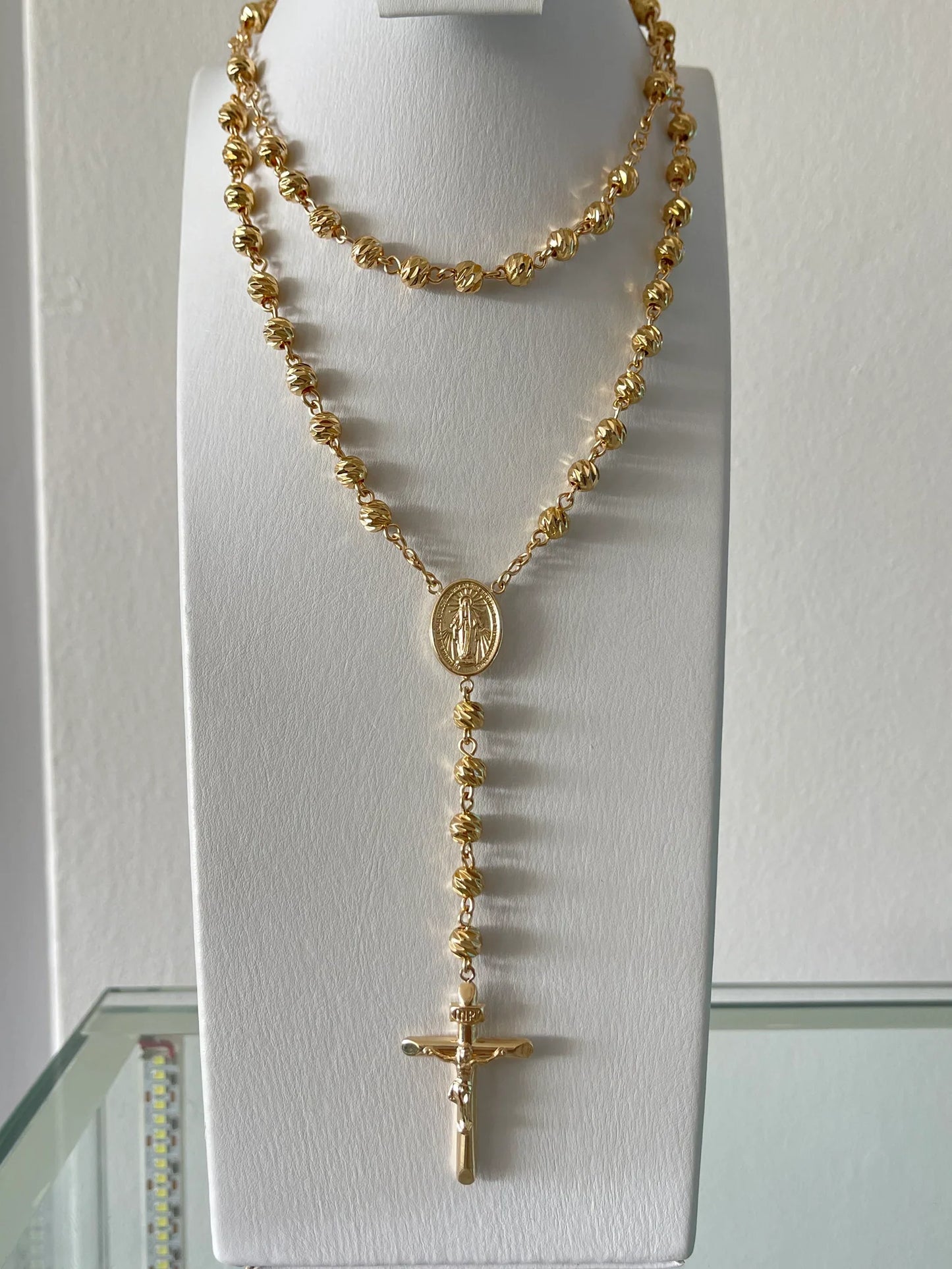 Rosario Balin 6mm Diamantado ( 65cms )