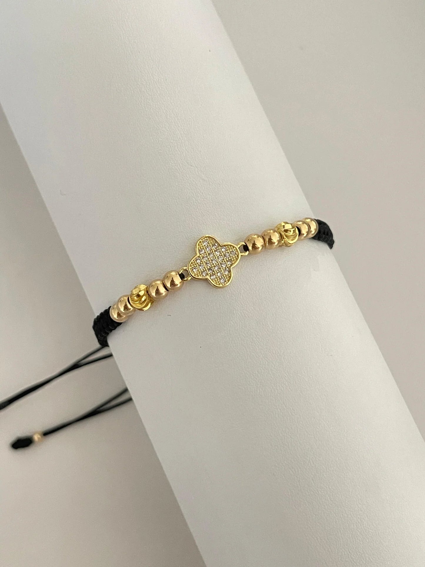 Pulsera clover circonia (5mm) (4mm)