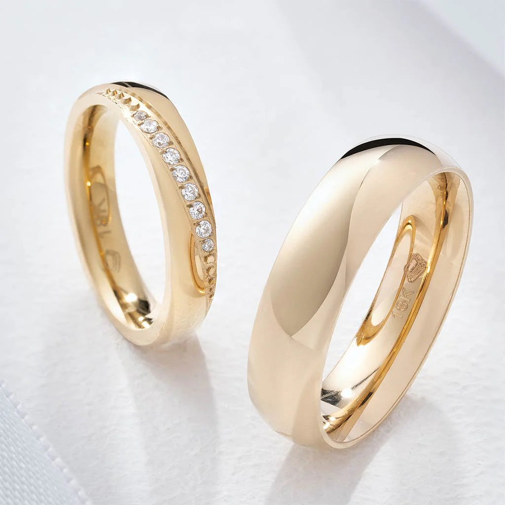 Anillos pareja matrimonio Bria