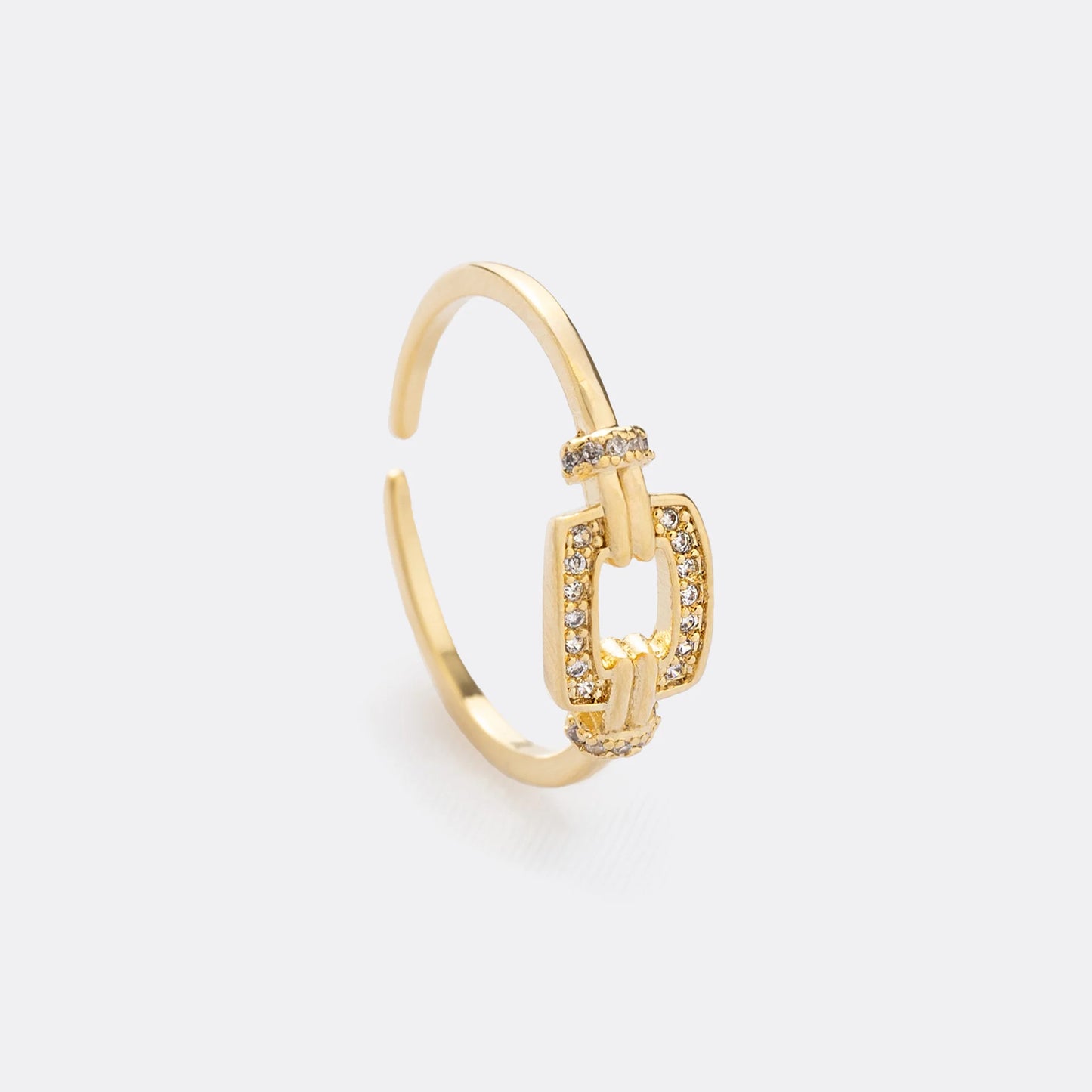 Anillo Cristal Box Ajustable