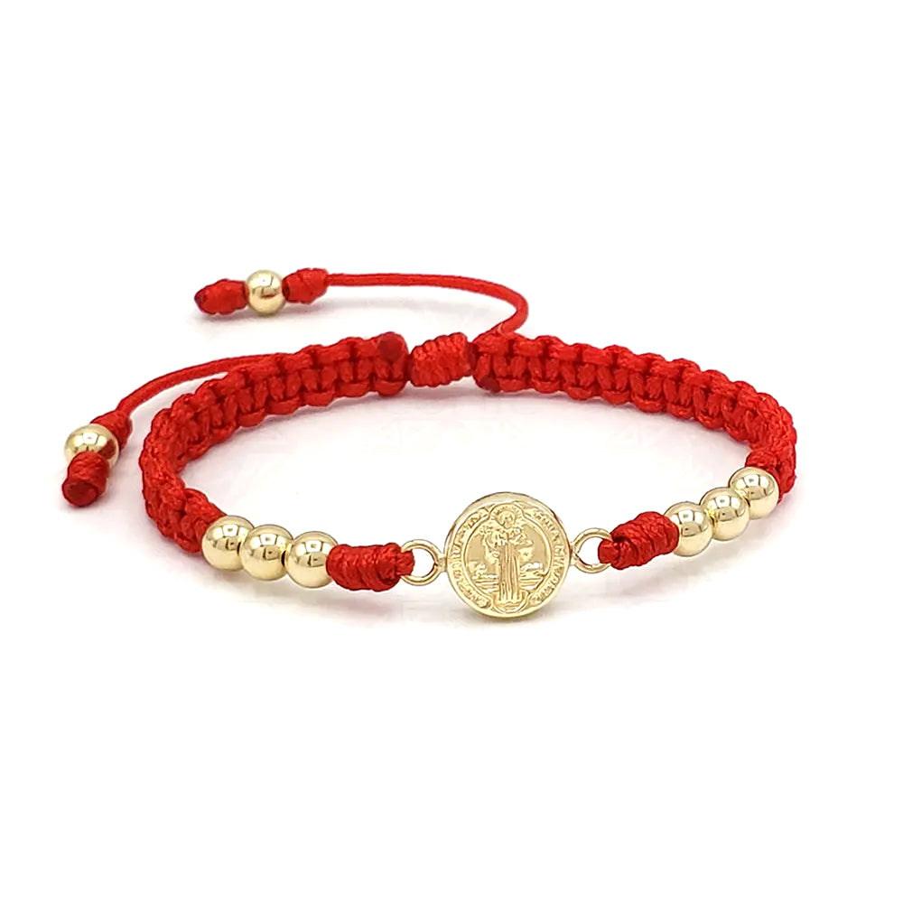 Pulsera San Benito Roja 4mm