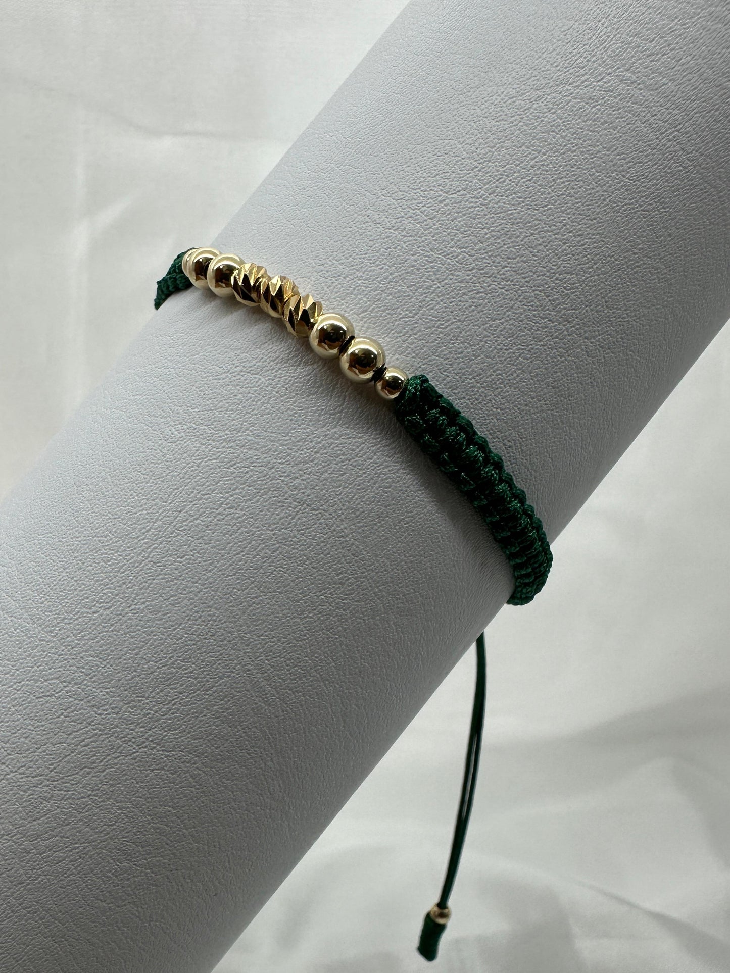 Pulsera Diamantada Verde 4mm