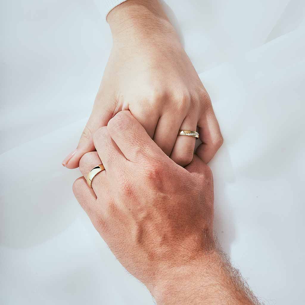 Anillos pareja matrimonio Bria
