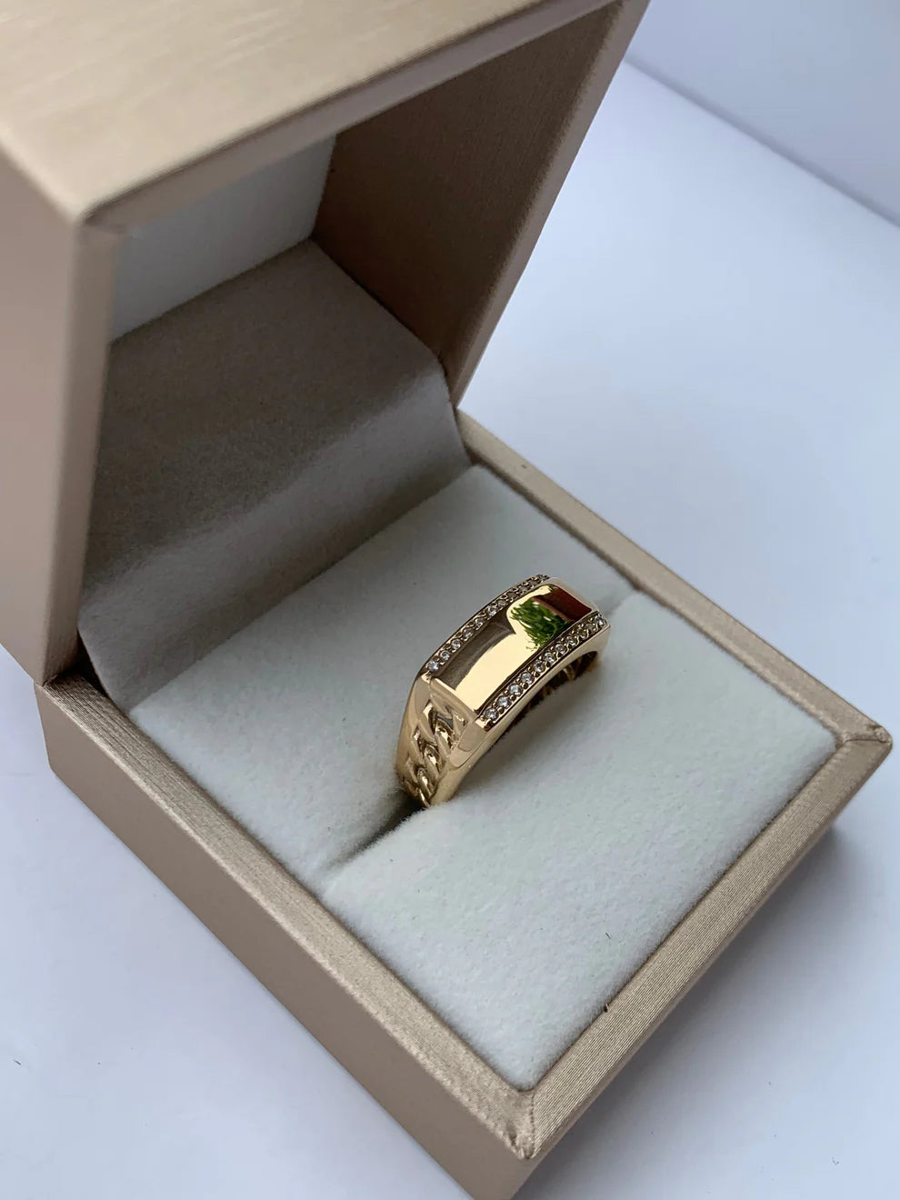 Anillo Cubano Placa Exclusive