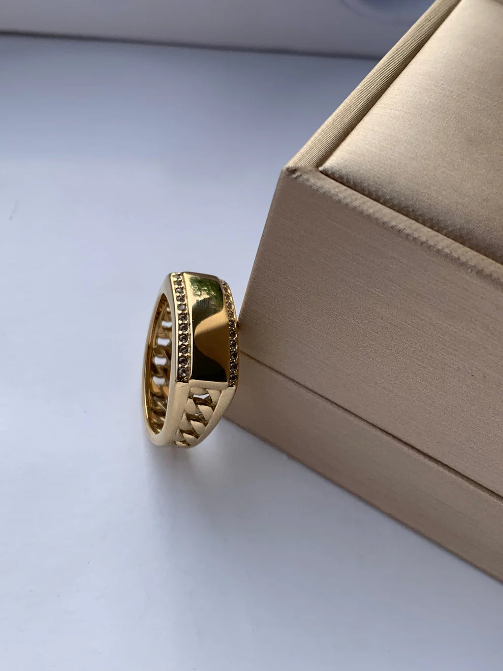 Anillo Cubano Placa Exclusive
