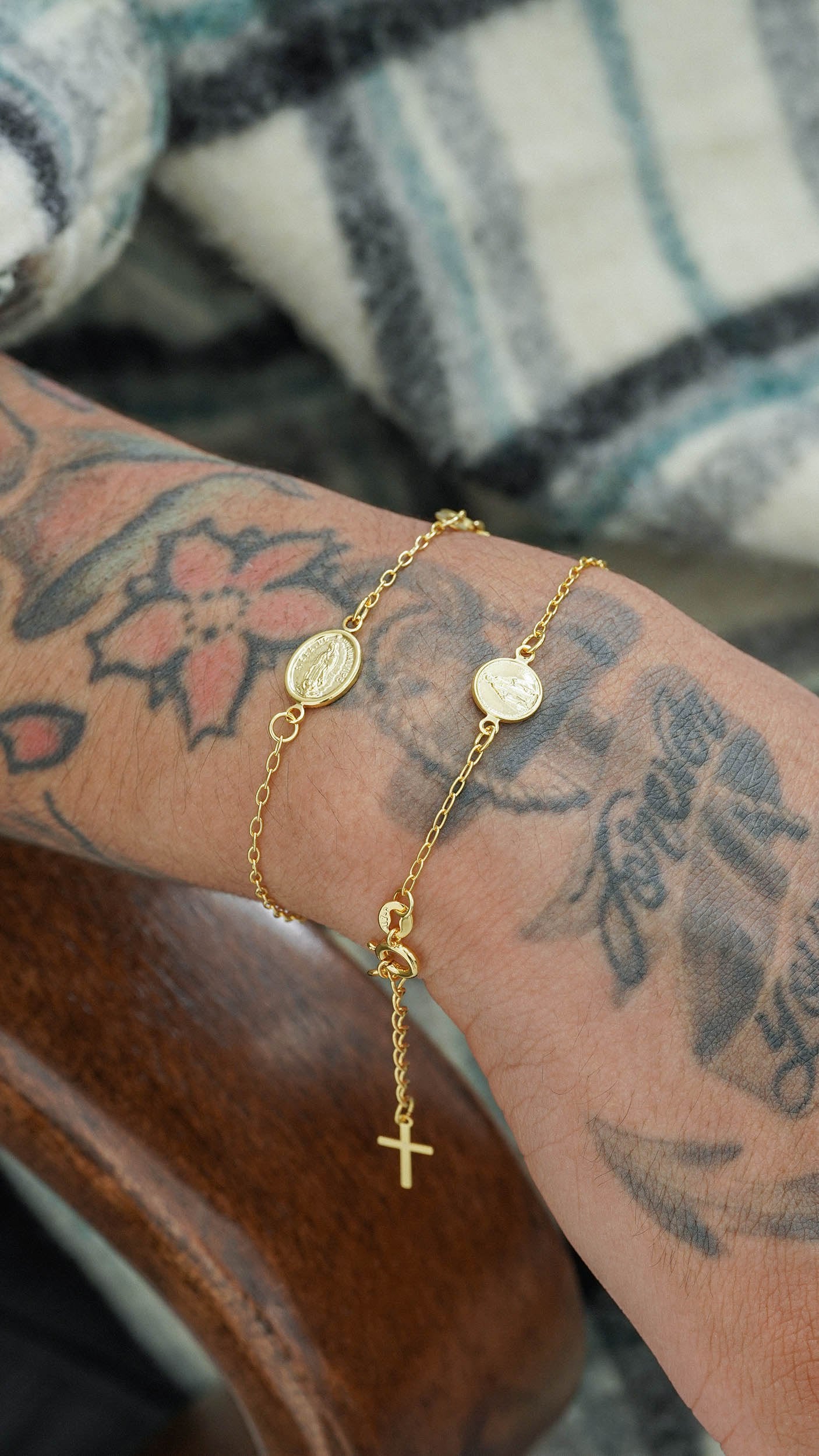 Pulsera Virgen Milagrosa 16.5 Cms Extensor
