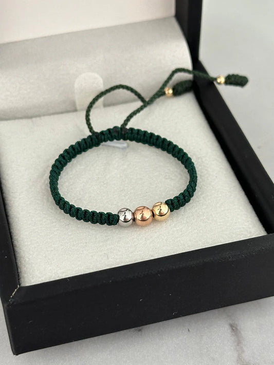 Pulseras Balin tres oro 5mm