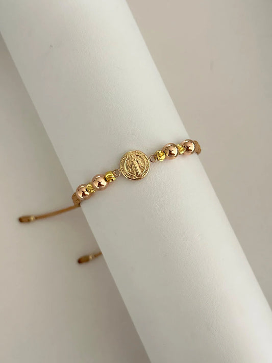 Pulsera san Benito med (4mm, 6mm)