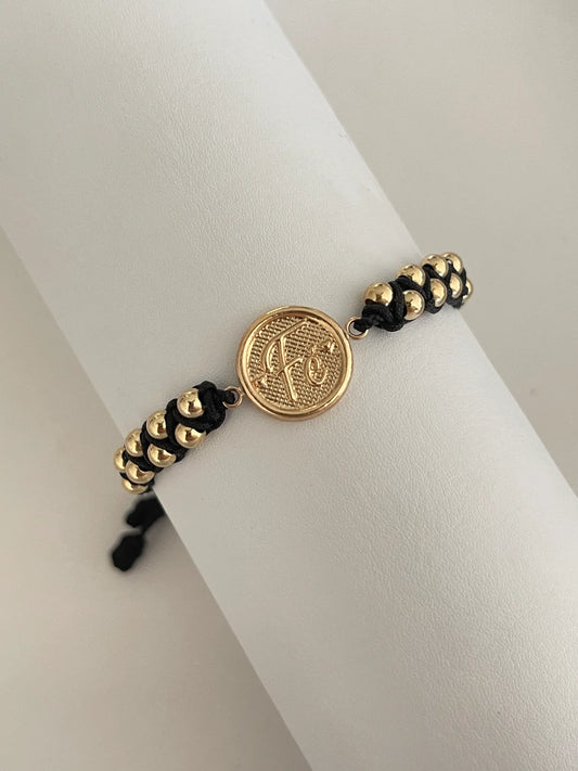 Pulsera Fe entrelazada (4mm)