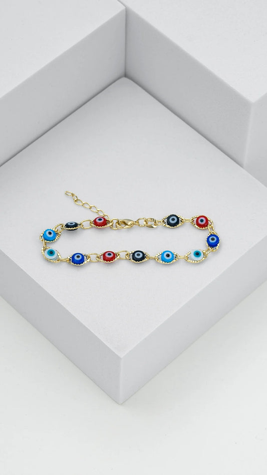 Esclava Ojo Turco Multicolor 16cms + Extensor